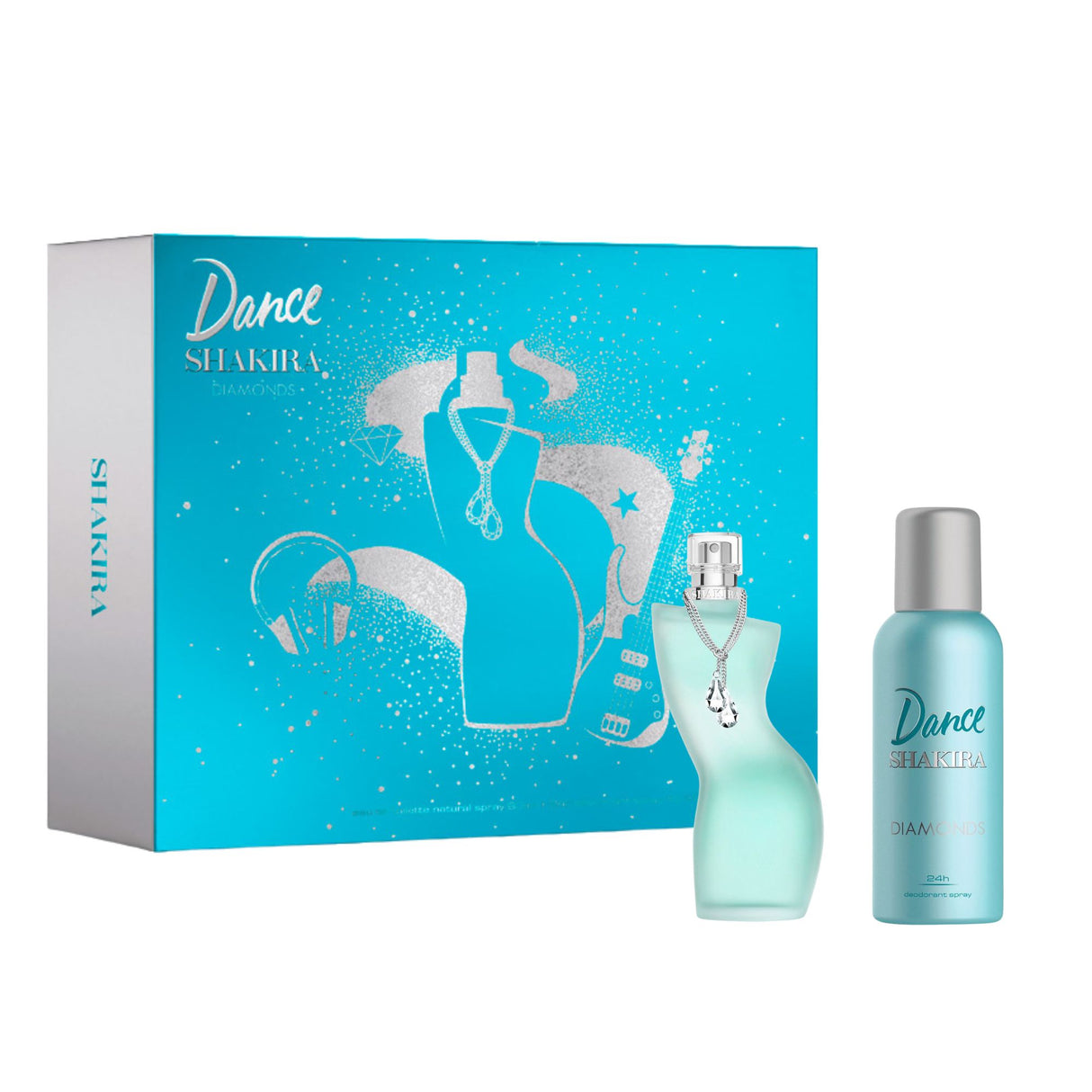 Estuche Shakira Dance Diamonds Edt 80Ml+150Ml Deo 24h Mujer