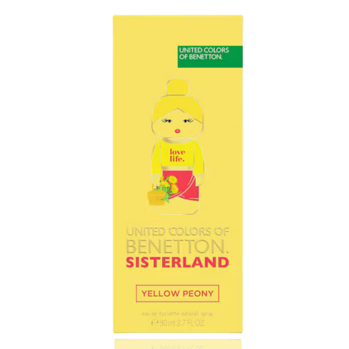 Sisterland Yellow Peony United Colors Of Benetton Edt 80 Ml Mujer