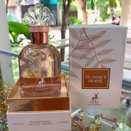 Sunset Rose 100Ml Unisex Maison Alhambra Perfume- INSPIRADO EN SOLEIL ROSE