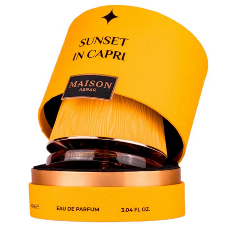 Sunset in Capri Maison Asrar Edp 90ML Mujer- Inspirado en Now White RAVE