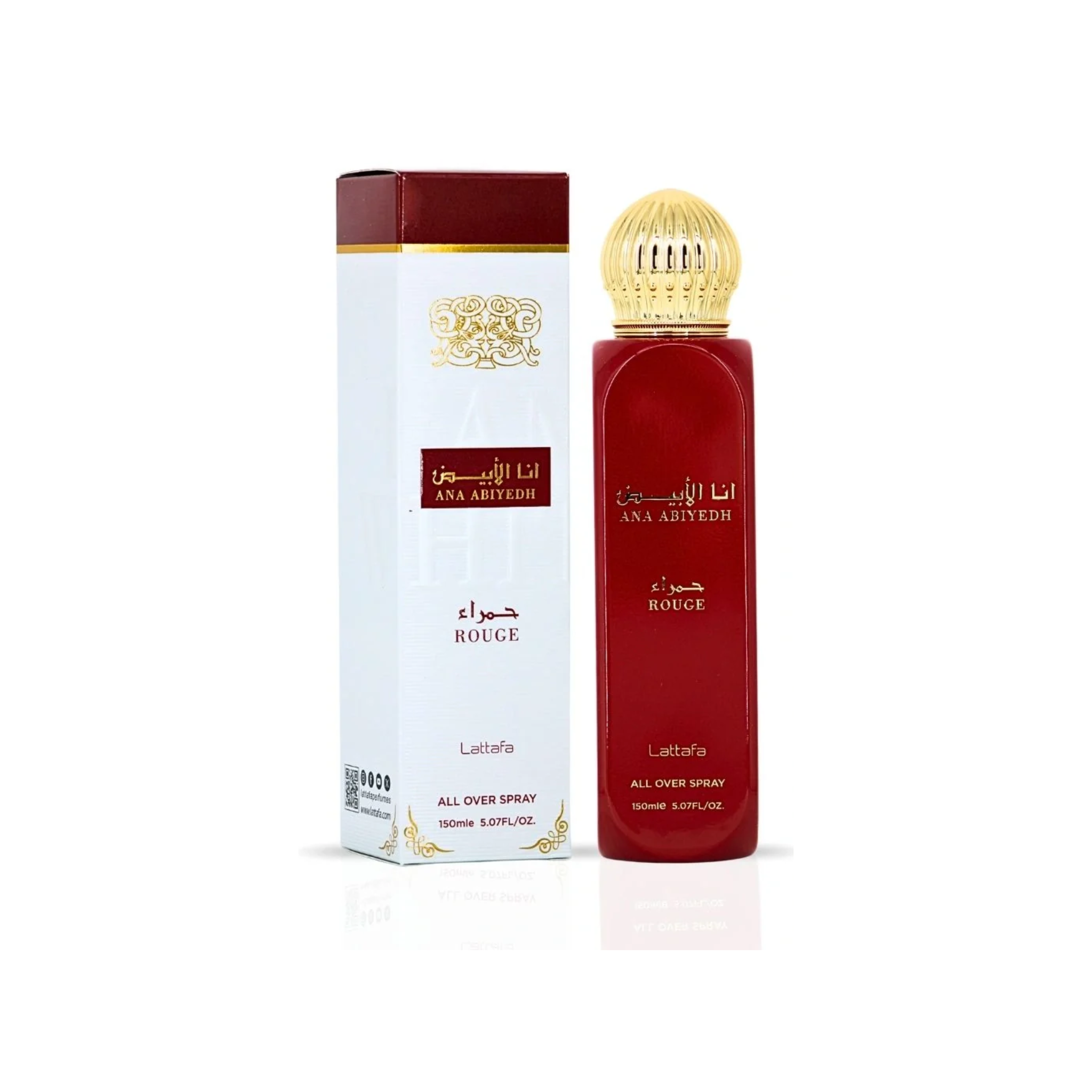 Ana Abiyedh Rouge Lattafa All Over Perfume Spray 150Ml Unisex
