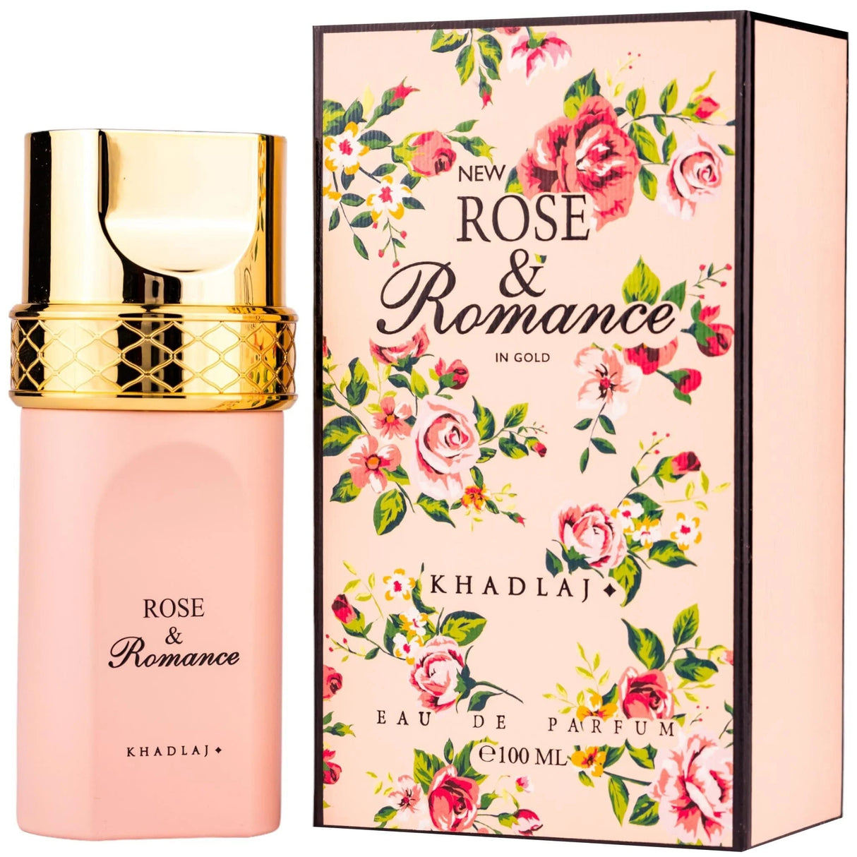 Rose & Romance In Gold Khadlaj Edp 100Ml Mujer- Inspirado en Gucci Bloom Gucci
