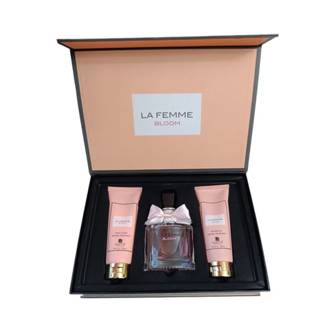 Estuche la Femme Bloom Riiffs EDP 100 ML +S/G 100ML +B/L 100ML Mujer