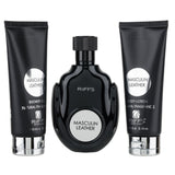 Estuche Masculin Leather Riiffs EDP 100 ml +S/G 100 ml +B/L 100 ml Hombre