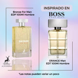 Bronze For Man EDP 100Ml Hombre Maison Alhambra Perfume-Inspirado en Boss Orange for Men Hugo Boss