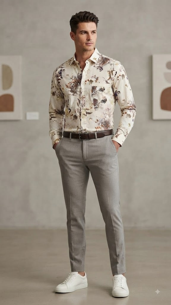 Camisa Blanca Selected Hombre 8749