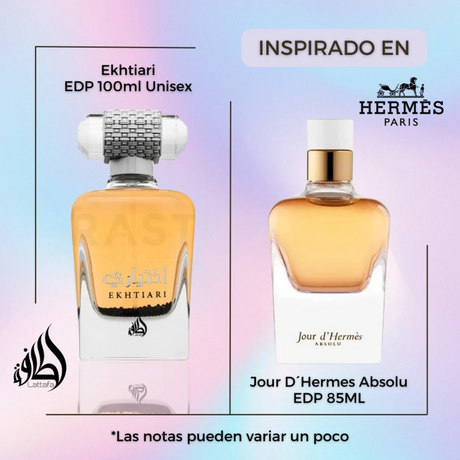 Ekhtiari Edp 100Ml Unisex- Inspirado en Jour d Hermes Absolu Hermes