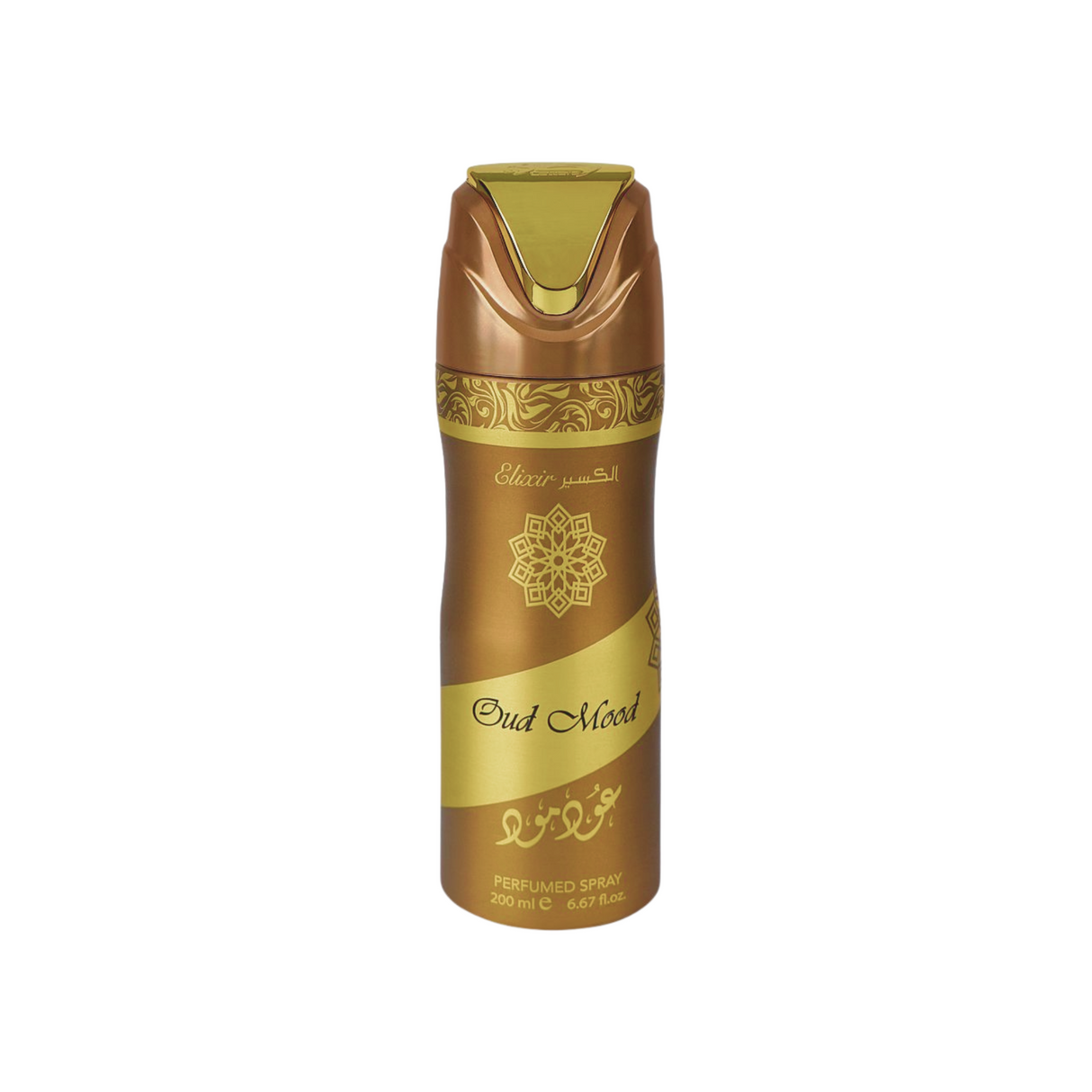 Desodorante Oud Mood Elixir Perfumed Spray Lattafa 200Ml Unisex