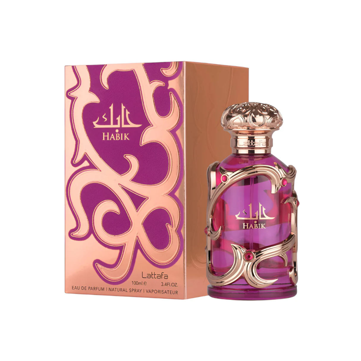 Habik Women Lattafa Edp 100Ml Mujer - Inspirado en Versace Pour Femme Dylan Purple Versace