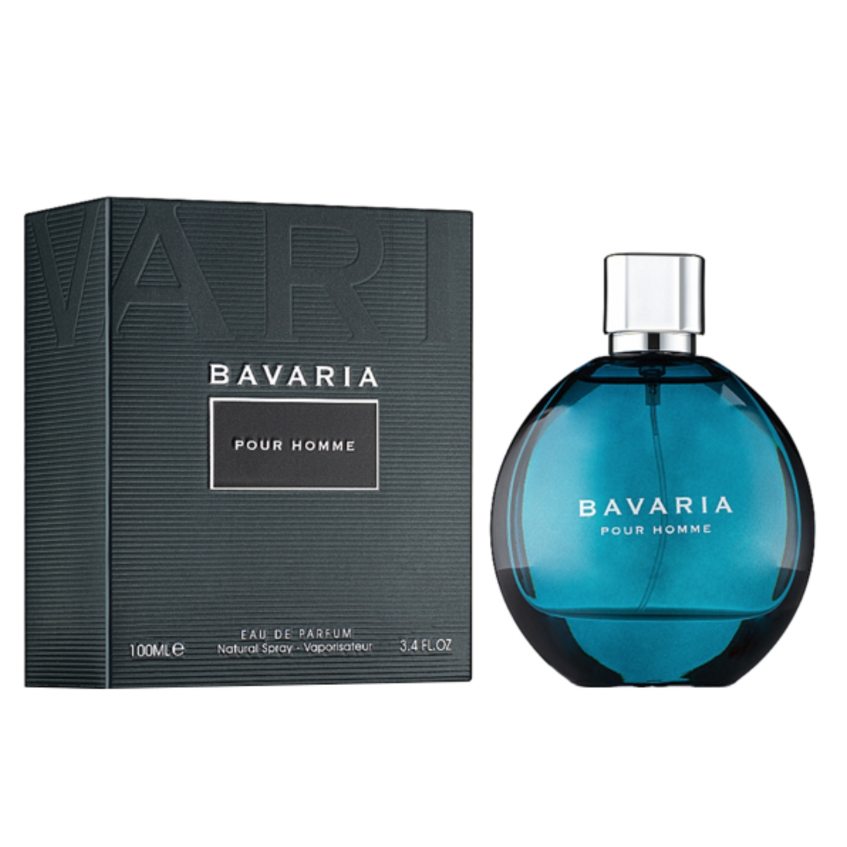 Bavaria Pour Homme Fragrance World Edp 100Ml Hombre - Inspirado en Aqva Pour Homme Bvlgari