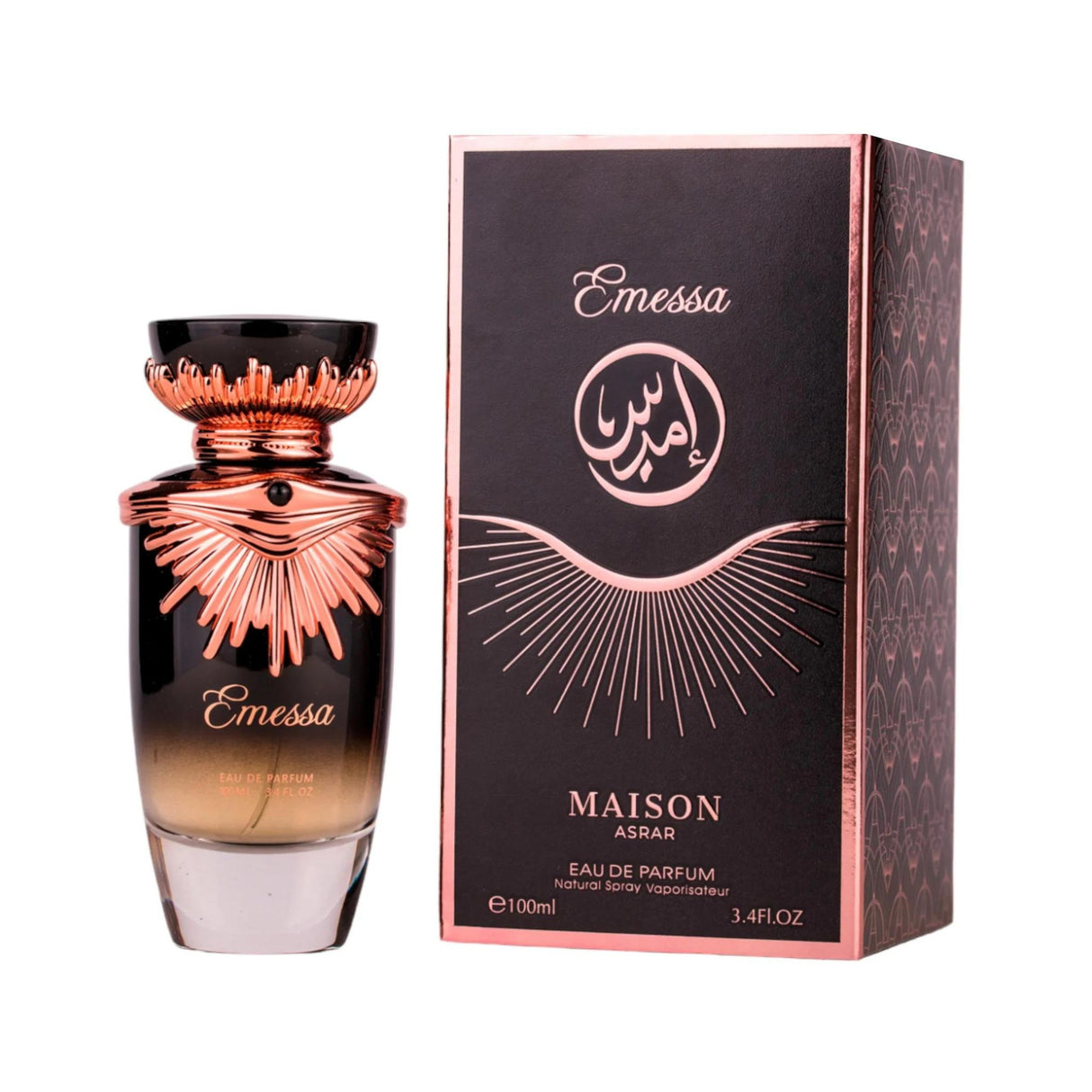 Emessa Maison Asrar Edp 100Ml Mujer- Inspirado en Ambre Nuit Dior