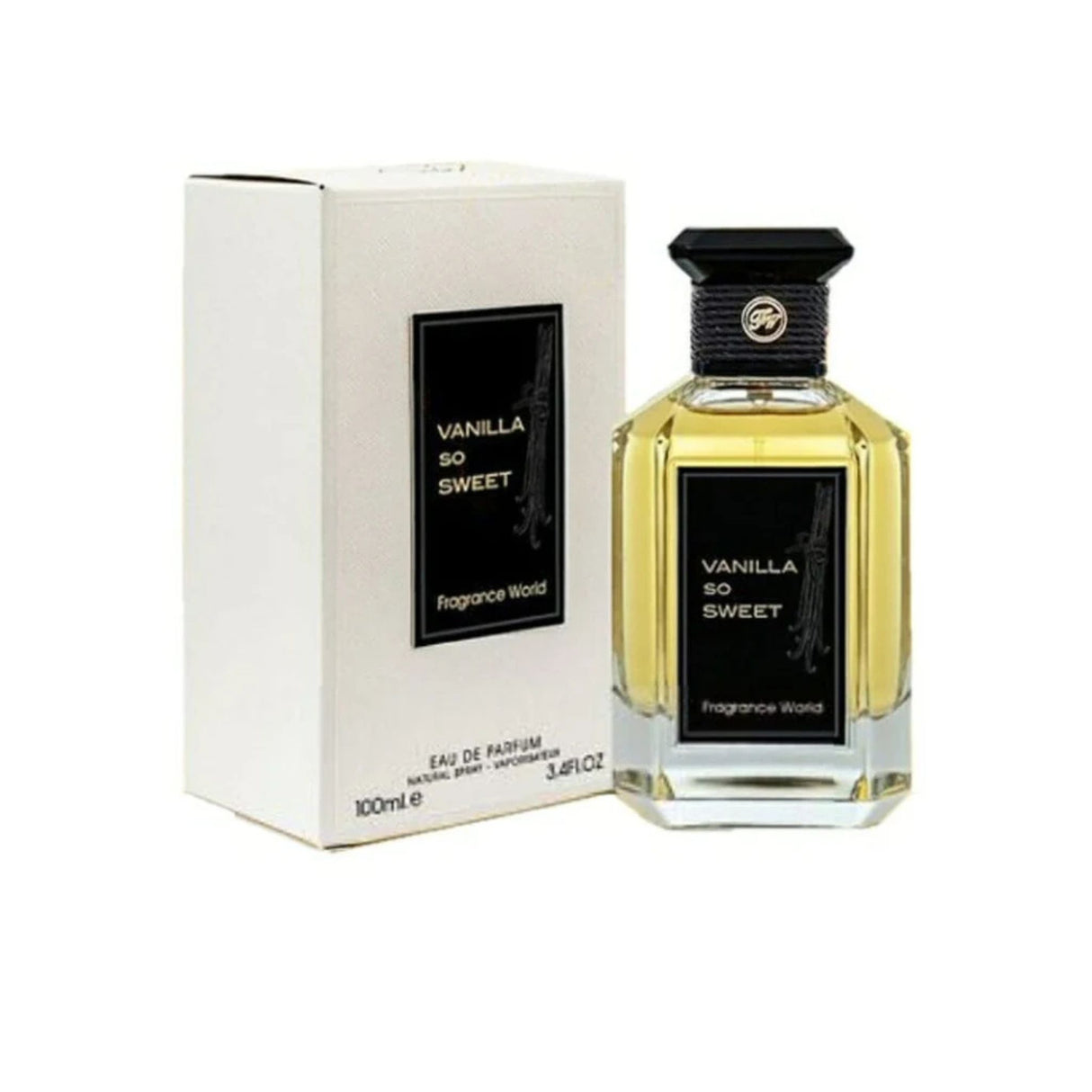 Fragrance World Vanilla So Sweet  Edp 100Ml Unisex-Inspirado En Guerlain's Spiritueuse Double Vanille