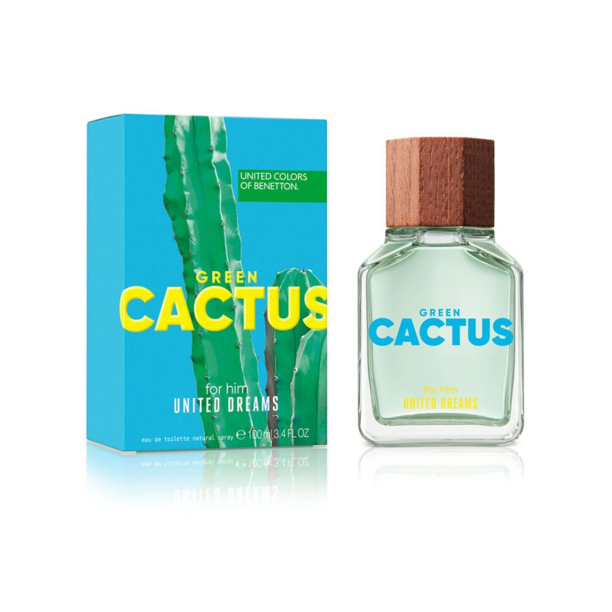 Green Cactus For Him Benetton Edt 100Ml Hombre