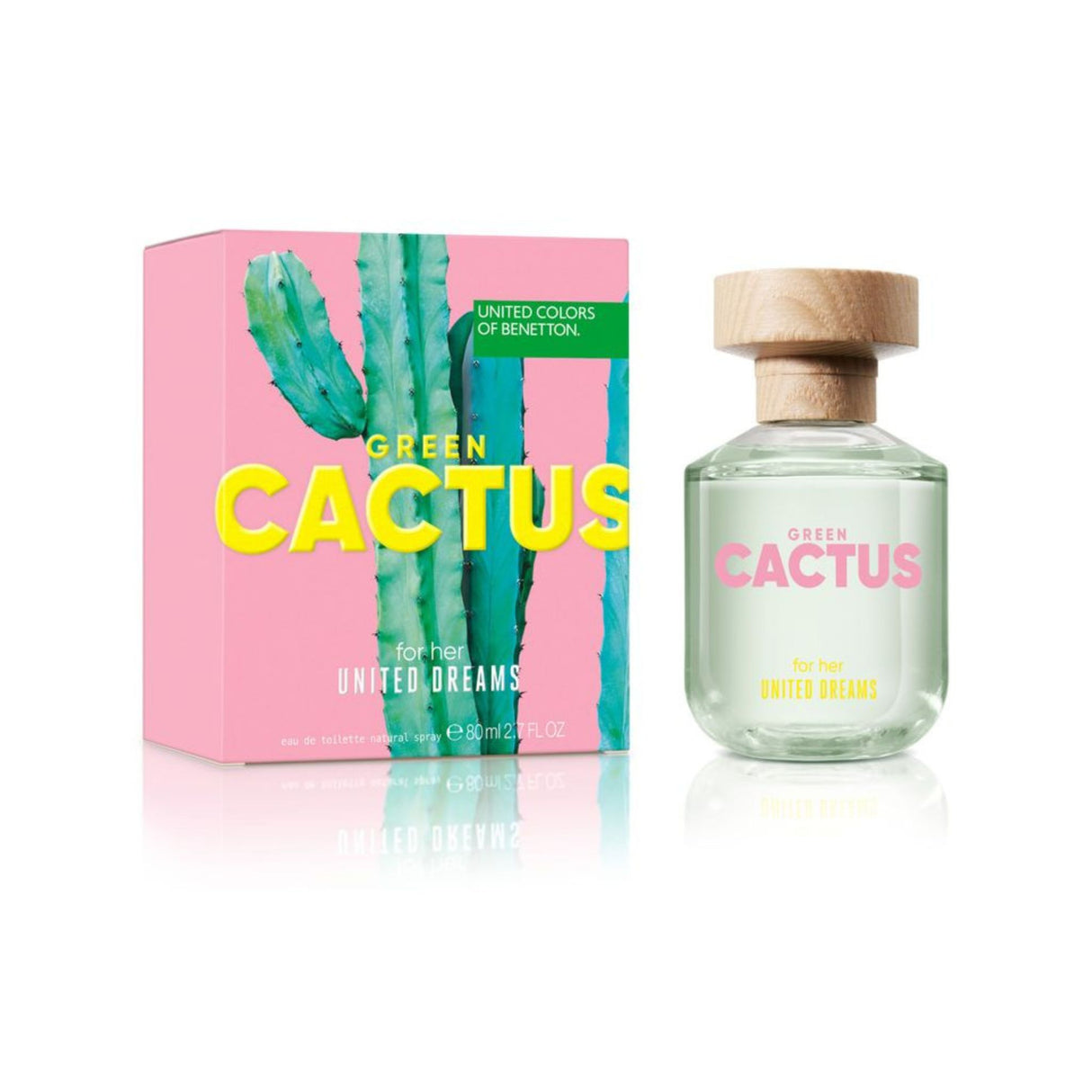 Green Cactus For Her  Benetton Edt 80Ml Mujer