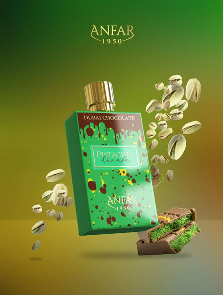 Dubai Chocolate Pistachio Kunafa Ext. De Perfume 80ml unisex- Inspirado en Odyssey Dubai Chocolat Armaf