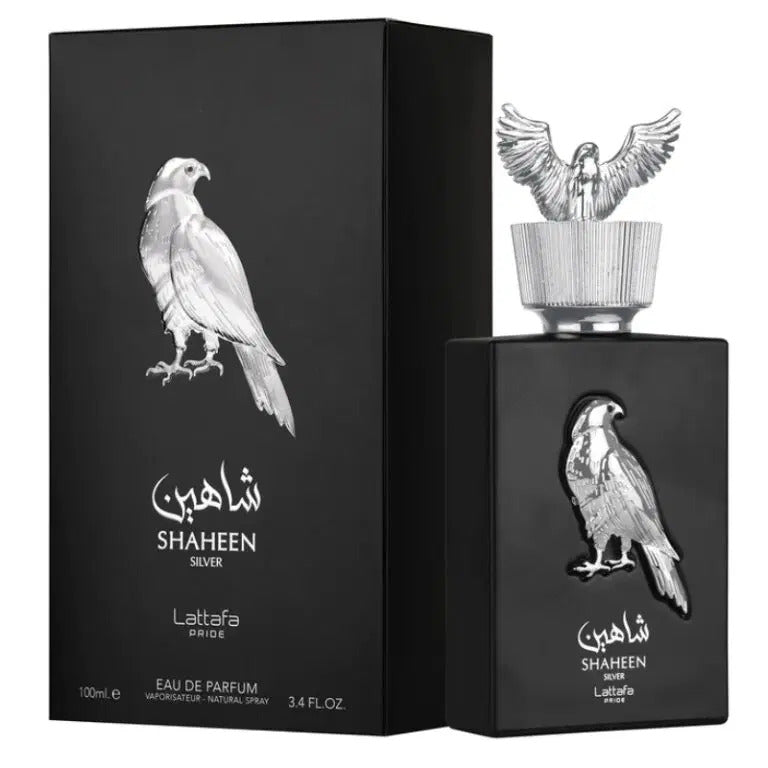 Shaheen Silver Lattafa Edp 100Ml Unisex-Inspirado en Aventus Creed