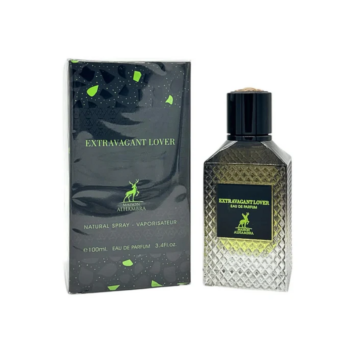 Extravagant Lover Maison Alhambra Edp 100ML Unisex - Inspirado en Valentino Uomo Born in Roma Green Stravaganza