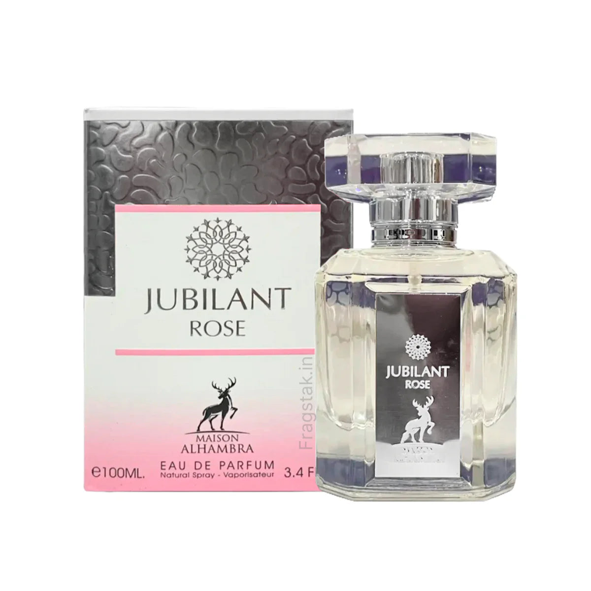 Jubilant Rose Maison Alhambra Edp 100ml Mujer-Inspirado en Versace Bright Crystal
