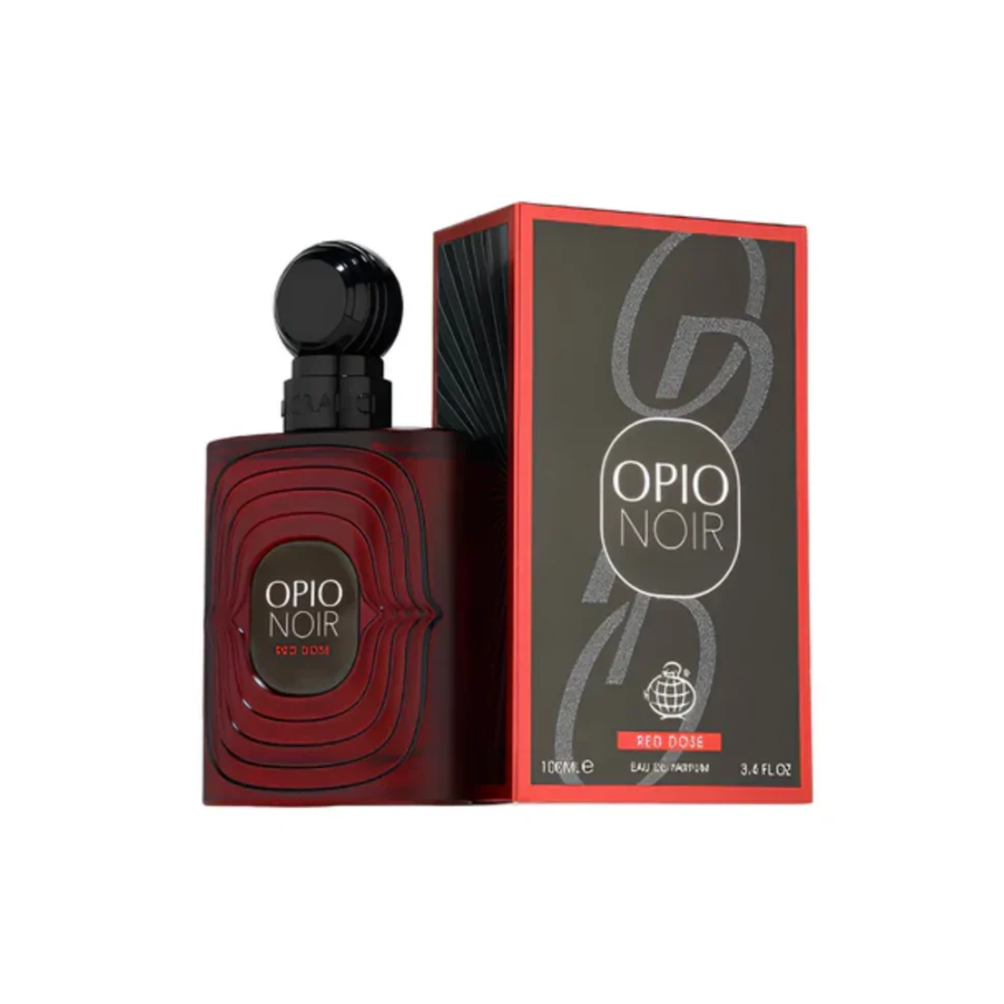 Opio Noir Red Dose Fragrance World Edp 100ML Mujer - Inspirado en Black Opium Over Red de Yves Saint Laurent