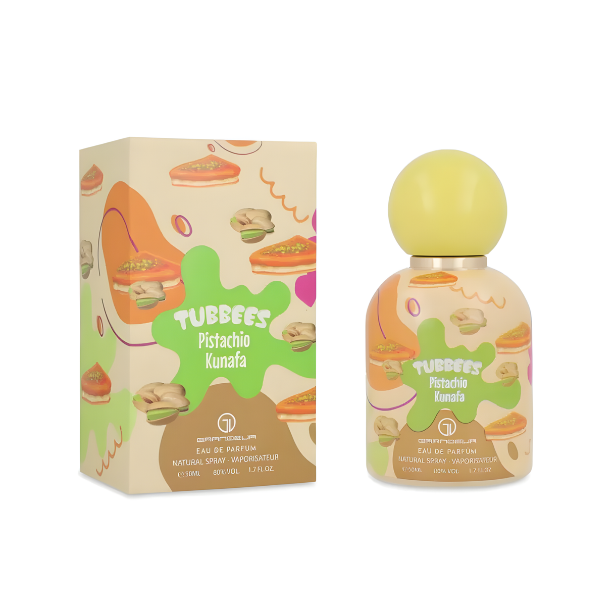 Tubbees Pistachio Kunafa Grandeur Edp 50Ml Unisex - Inspirado en Si Eau de Parfum Intense Giorgio