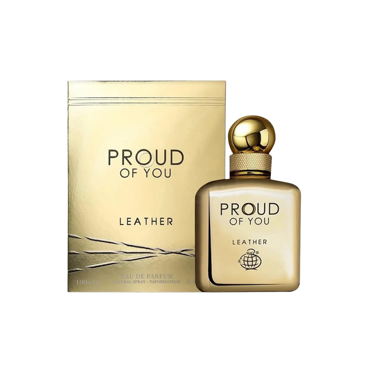 Proud Of You Leather Fragrance World Edp 100ML Hombre - Inspirado Emporio Armani Stronger With You Leather Giorgio Armani