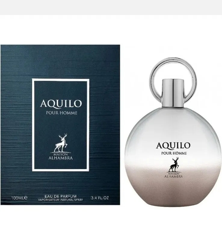Perfume Aquilo Pour Homme Edp 100Ml Hombre Maison Alhambra- INSPIRADO EN AQVA POUR HOMME