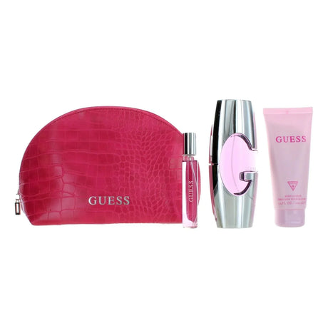Estuche Guess Pink Edp 75ML+15ML+100ML B/L + Pochette Mujer