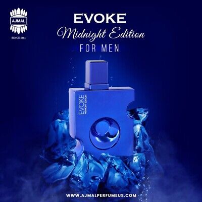 Evoke Midnight Edition Ajmal Edp 90ML Hombre- Inspirado en Bottled Night - Hugo boss