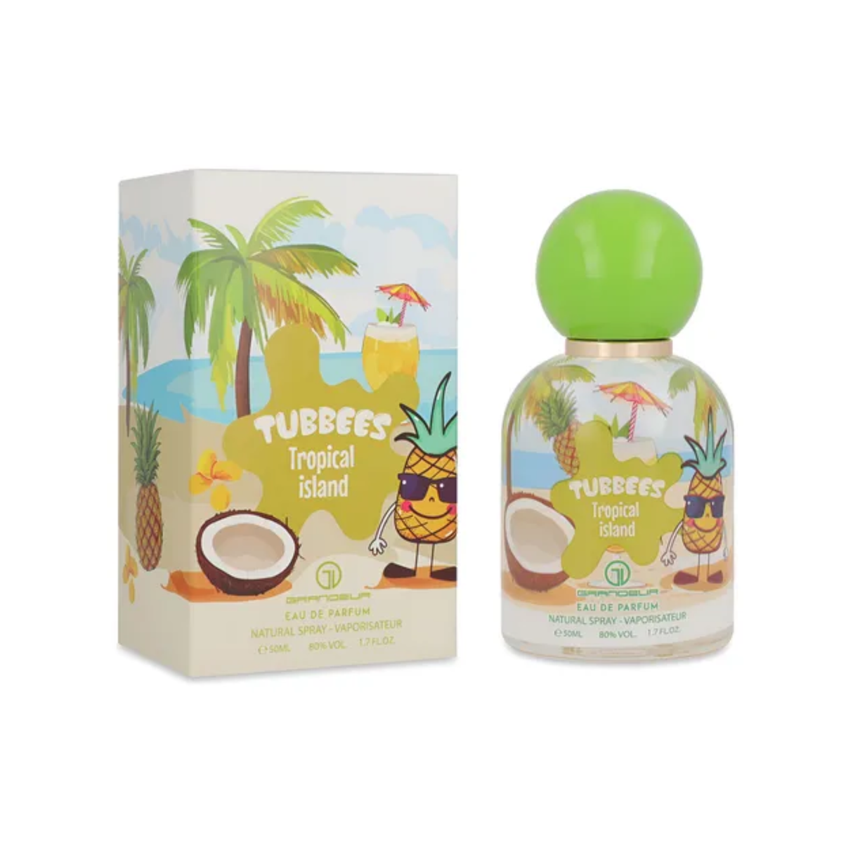 Tubbees Tropical Island Grandeur Edp 50Ml Unisex - Inspirado en Si Eau de Parfum Intense Giorgio Ar