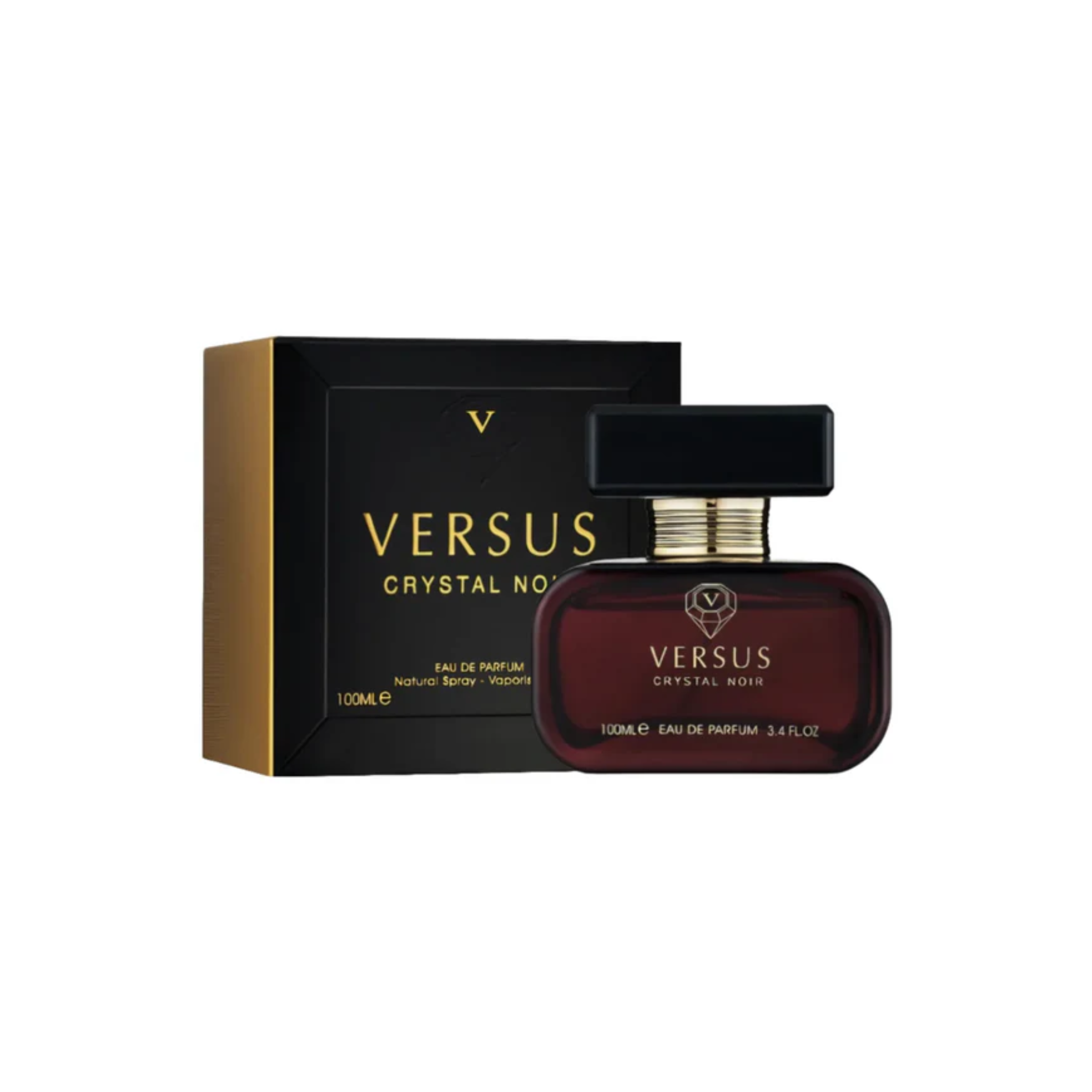 Versus Crystal Noir Fragrance World Edp 100ML Mujer - Inspirado en Versace Crystal Noir