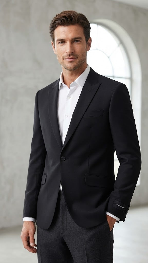 Blazer Negro Selected Hombre 6985