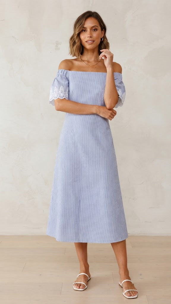 Vestido De mujer Azul  selected Mujer 3693