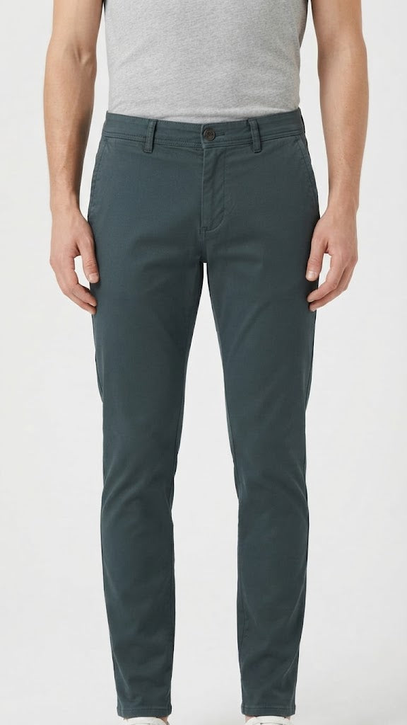 Pantalon Caqui Oscuro Selected Hombre 0367