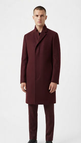Abrigo Selected Vino Tinto Hombre