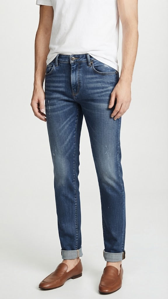 Jeans Denim Azul Oscuro Seleceted Hombre 4394