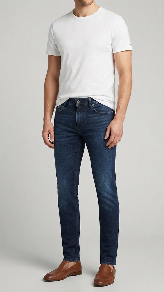 Jeans Denim Azul Medio Seleceted Hombre 7961
