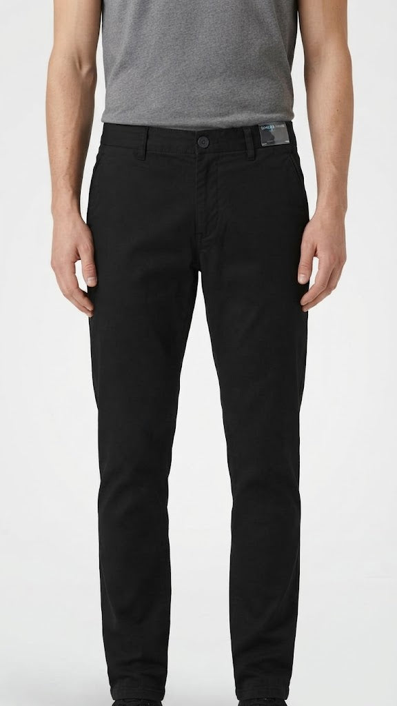 Pantalon Negro Selected Hombre 1697