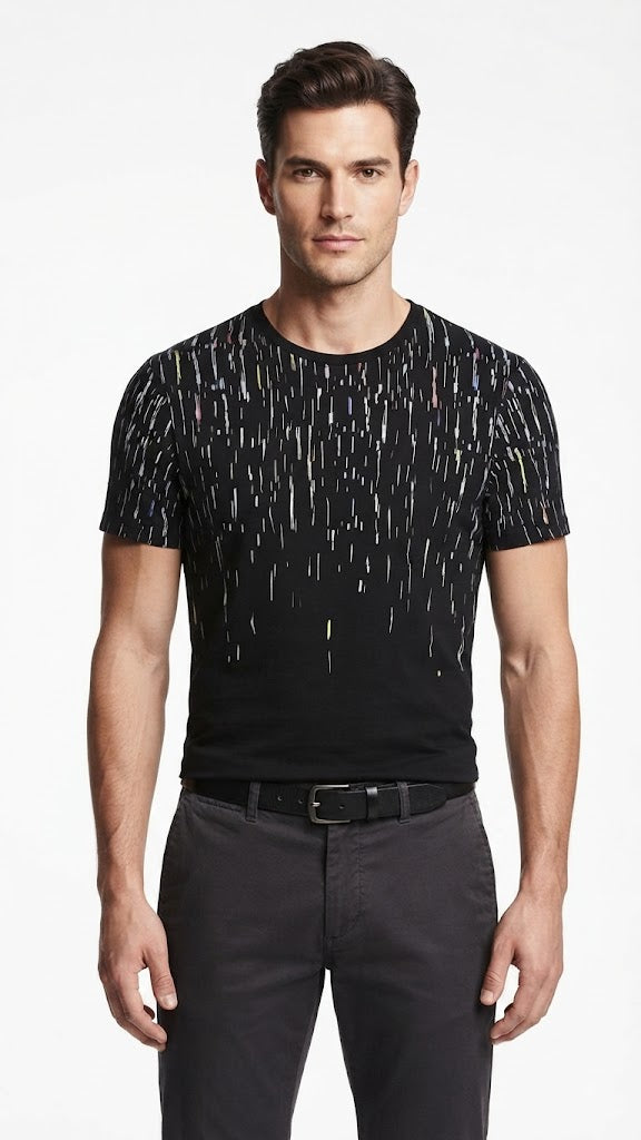 Polera Negra Selected Hombre 0408