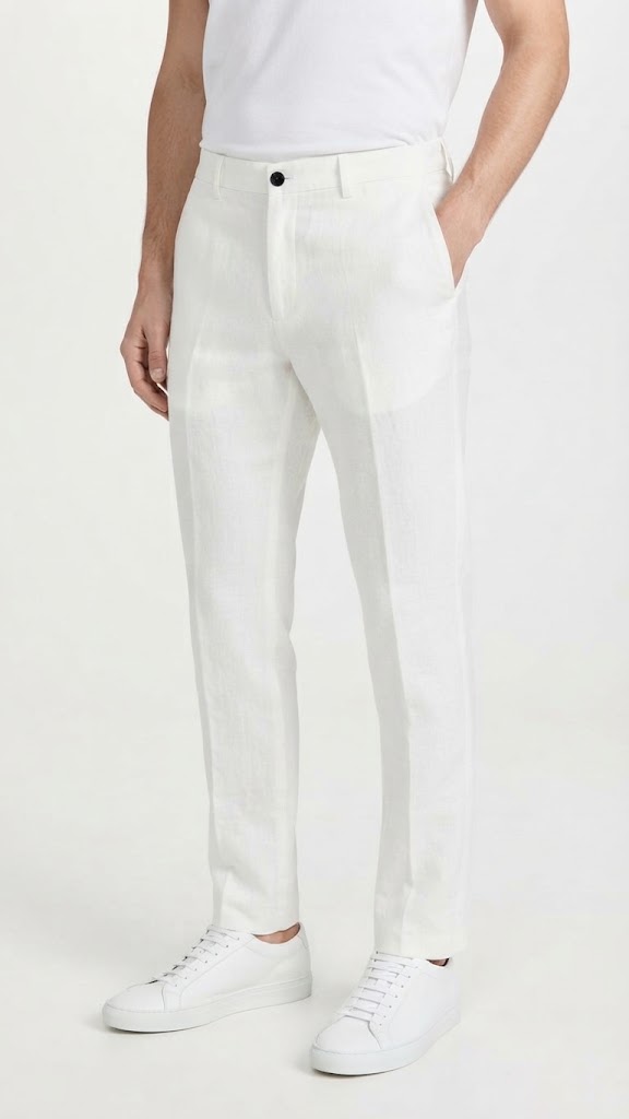Pantalon Blanco Selected Hombre 7593