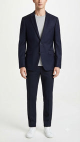 Blazer Selected Azul Electrico Hombre