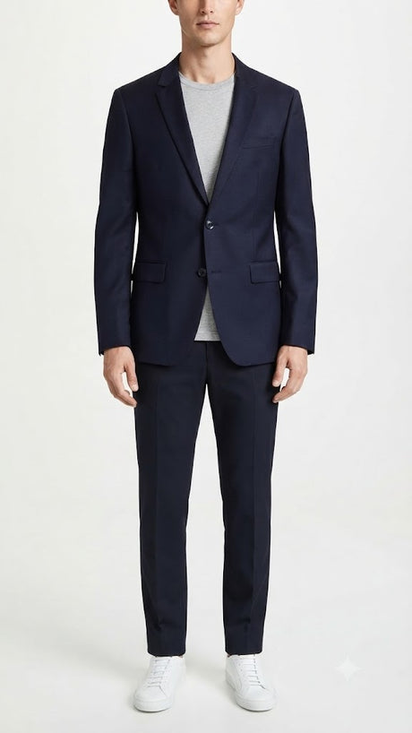 Blazer Selected Azul Electrico Hombre