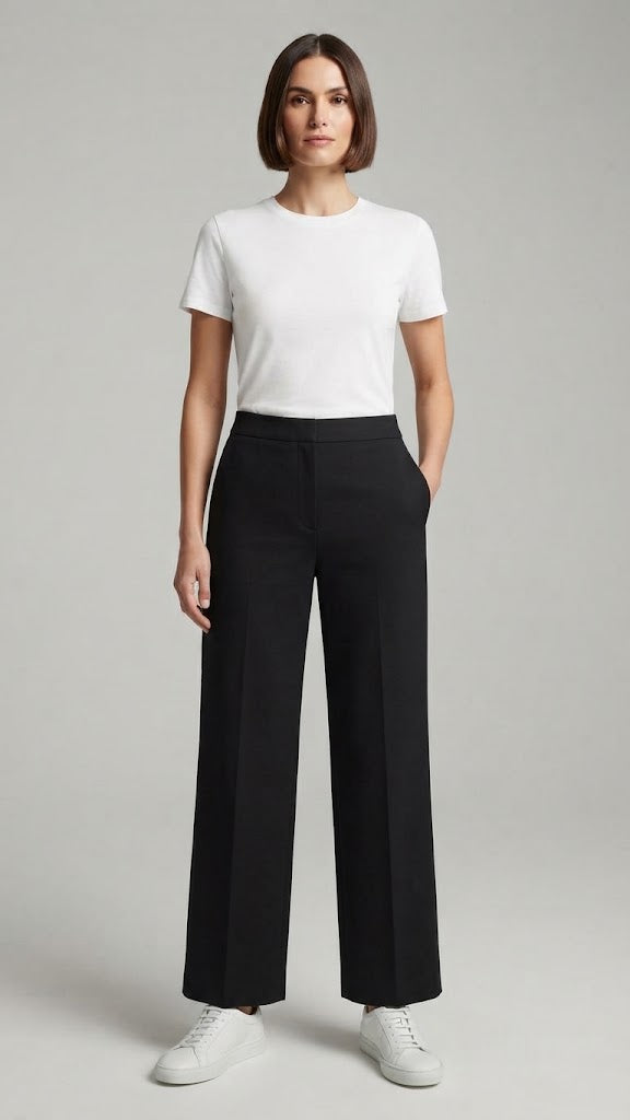 Pantalon Negro Selected Mujer 7809