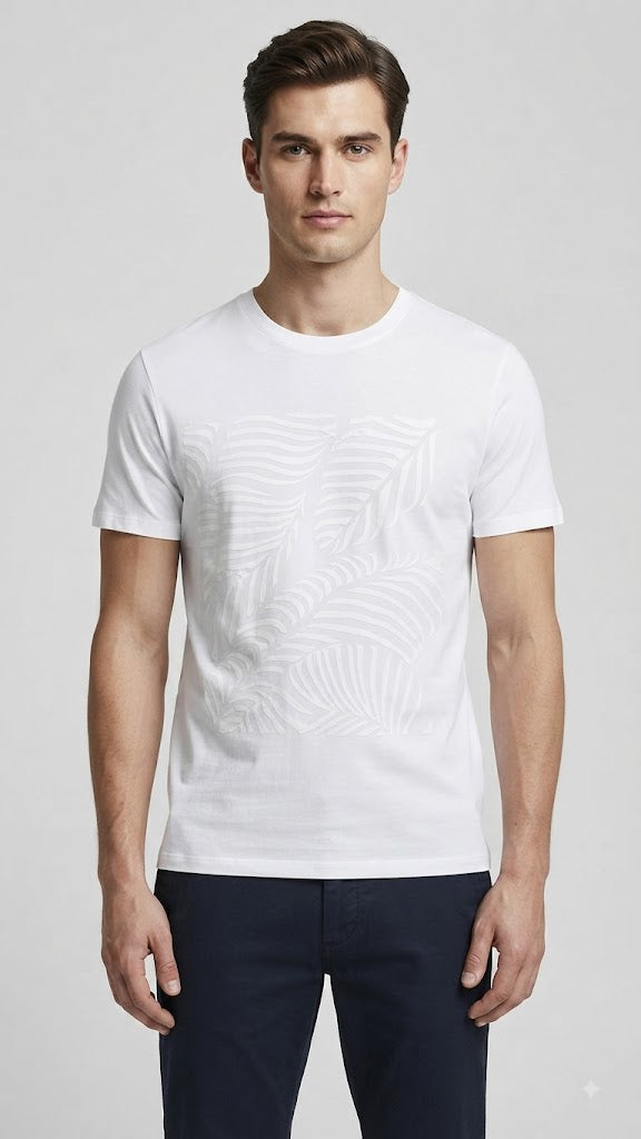 Polera Blanca Selected Hombre 0632