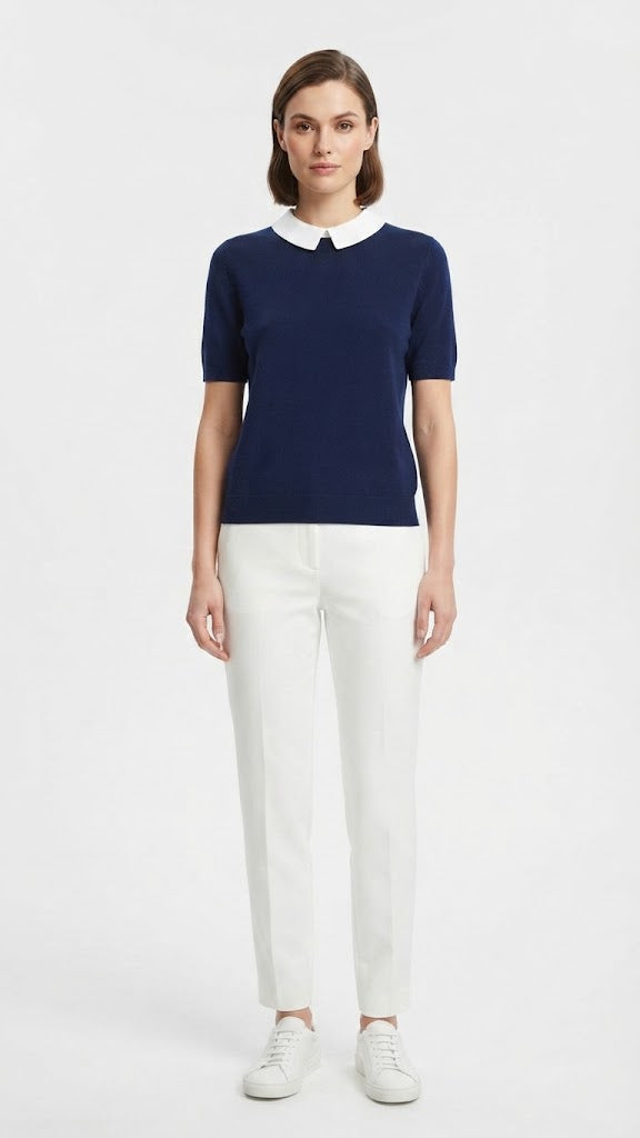 suéter Azul Indigo Selected Mujer 1592