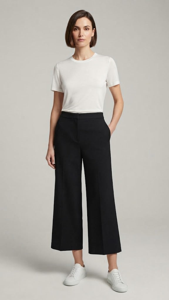 Pantalon Negro Selected Mujer 6312