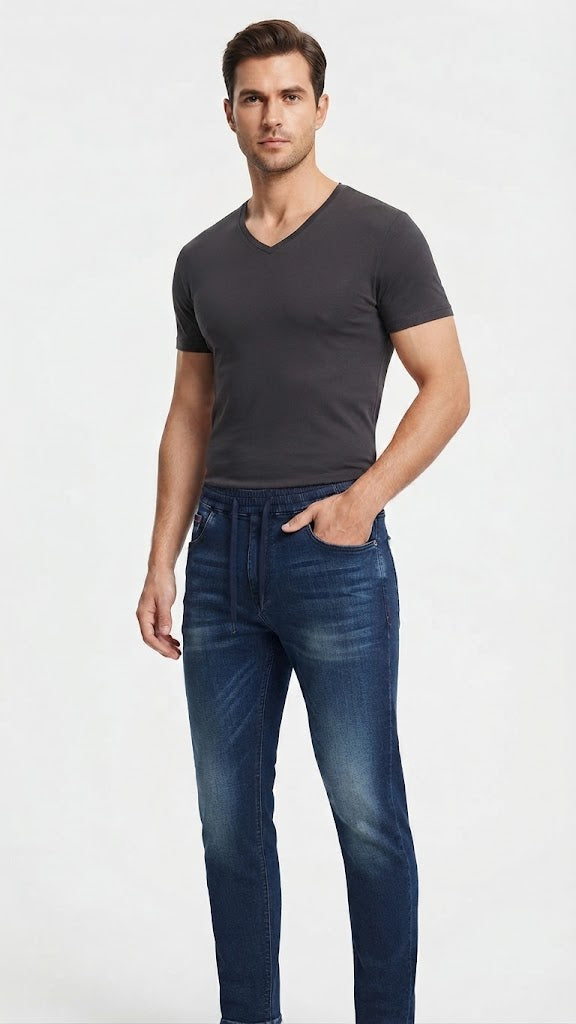 Jeans Denim Azul Oscuro Seleceted Hombre 6586