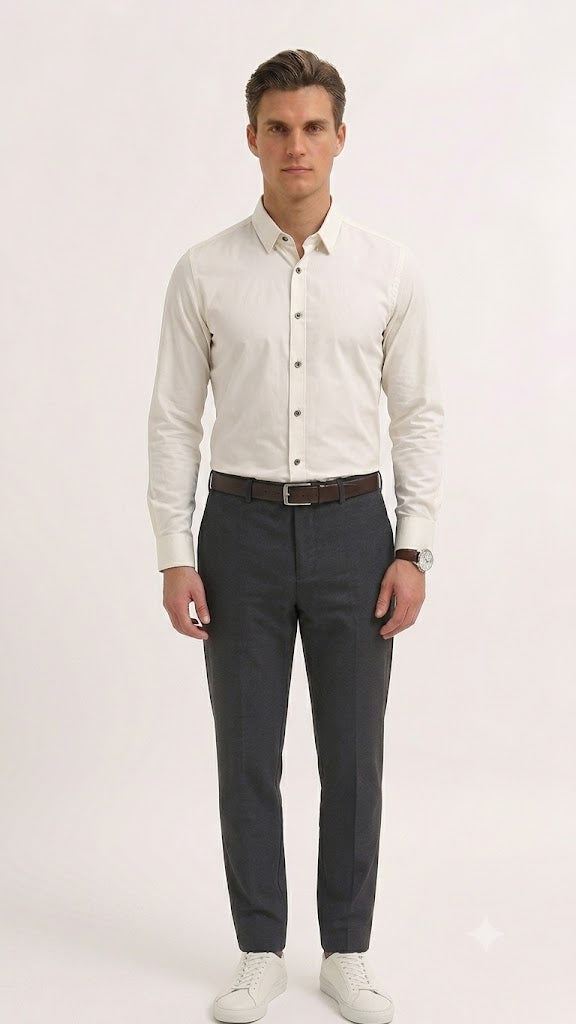 Camisa  Selected Blanca Hombre 4132