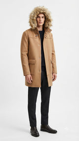 Abrigo Lana Selected Coco Costado Hombre 7967