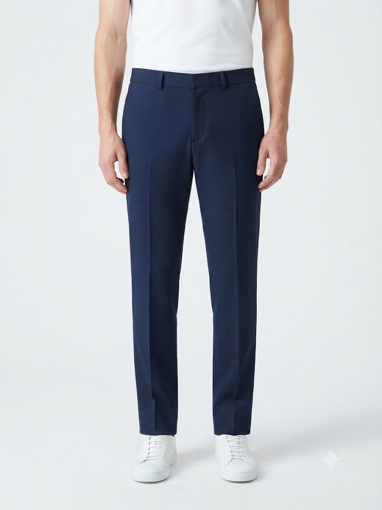 Pantalon Casual Selected Azul medianoche Hombre