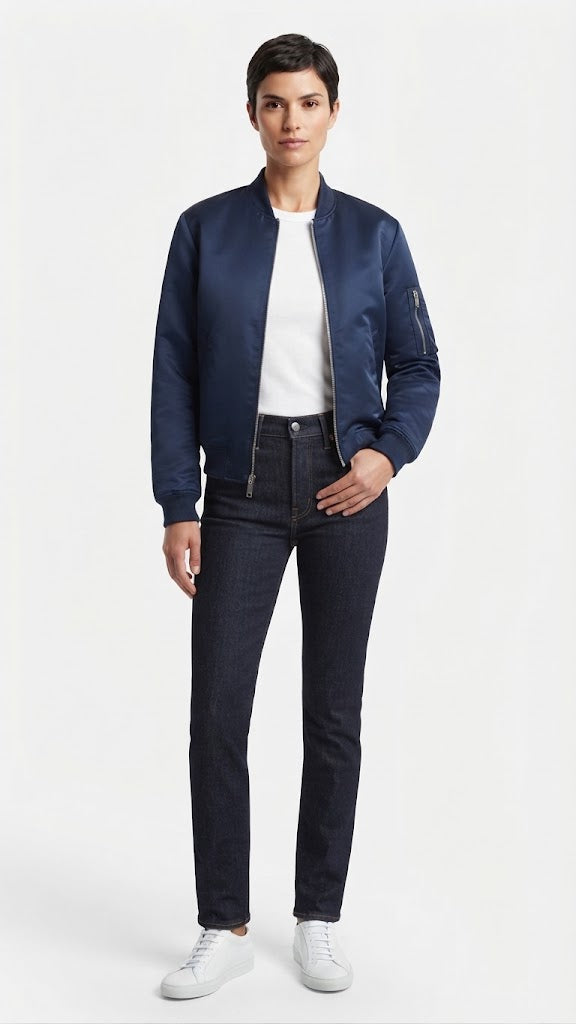 Chaqueta Casual Azul Selected Mujer 6697